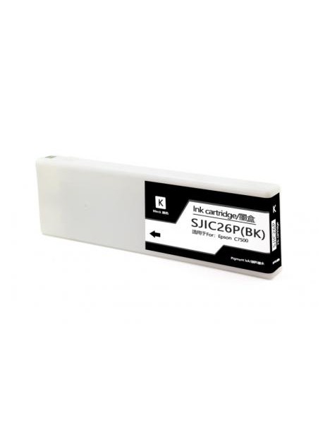 Cartouche d'encre pigmentée SJIC26P compatible Noir pour Epson.jpg