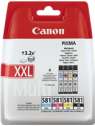 Pack de 4 cartouches d'encre CLI581XXL originale Canon.jpg