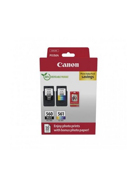 Pack de 2 cartouches d'encre PG560/CL561 + 50 papier photo origine Canon.jpg